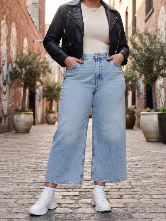 GAP Denim - GAP Baggy Mid Rise Super Wide Leg